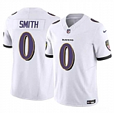 Men & Women & Youth Baltimore Ravens #0 Roquan Smith White 2023 F.U.S.E. Vapor Limited Stitched Jersey,baseball caps,new era cap wholesale,wholesale hats